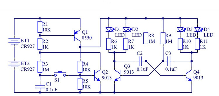 Fidget Spinner circuit